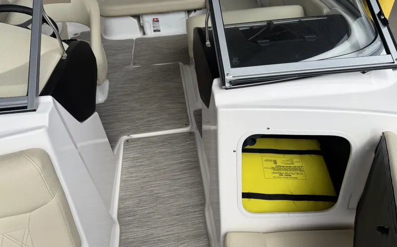 Slide: The Image of Interior of a 2019 Regal 1900 ES Bowrider boat. - 9