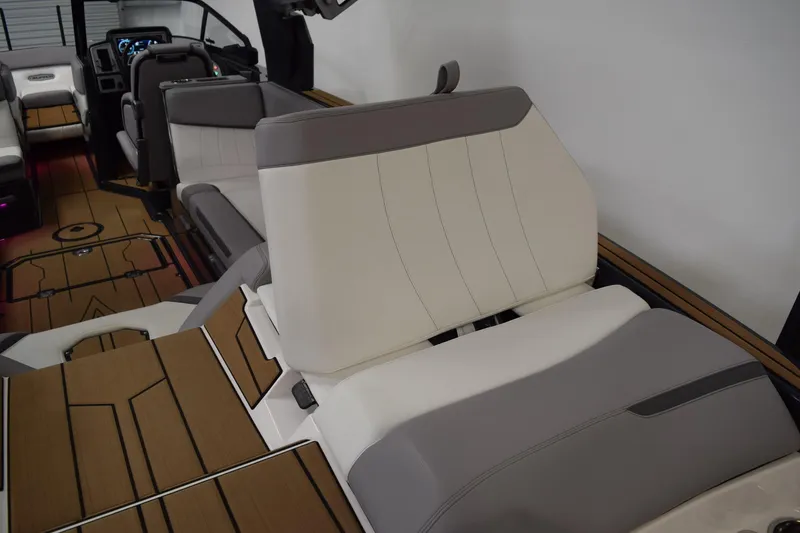 Slide: The Image of 2021 Supra SE 450 interior with luxurious seating and modern dashboard design. - 15