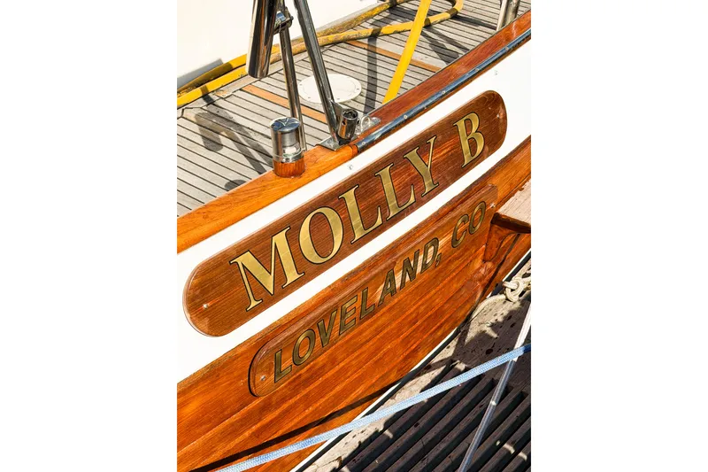 Slide: The Image of 1991 Grand Banks 36 Classic boat named "Molly B" docked in Loveland, CO. - 4