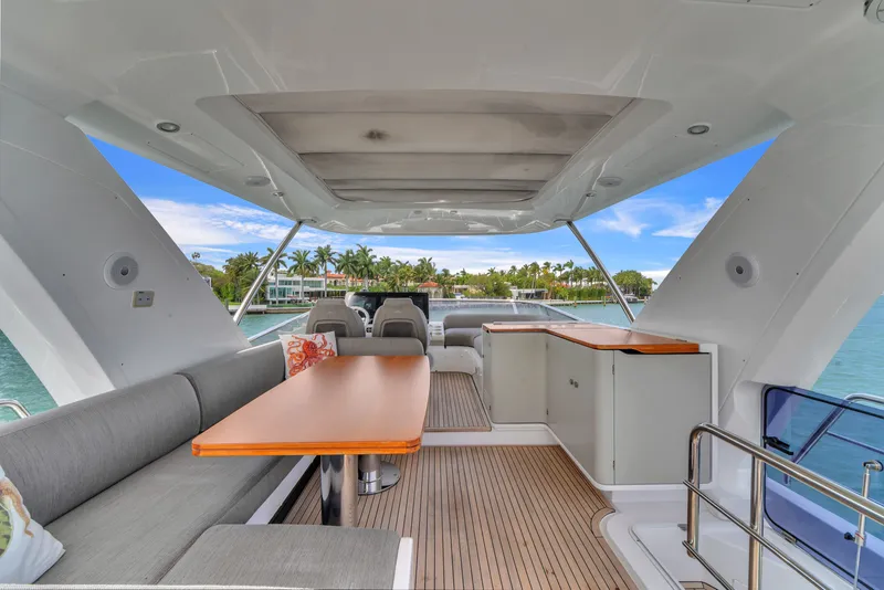 Slide: The Image of Luxurious interior of the 2023 Azimut 60 Fly yacht. - 48