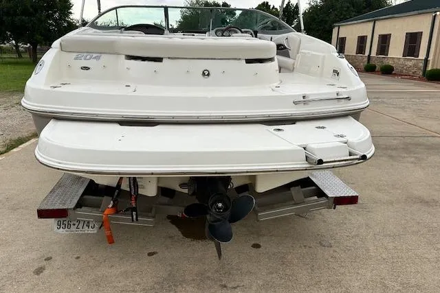 Slide: The Image of Rear view of a 2007 Chaparral 204 SSi boat on a trailer. - 4