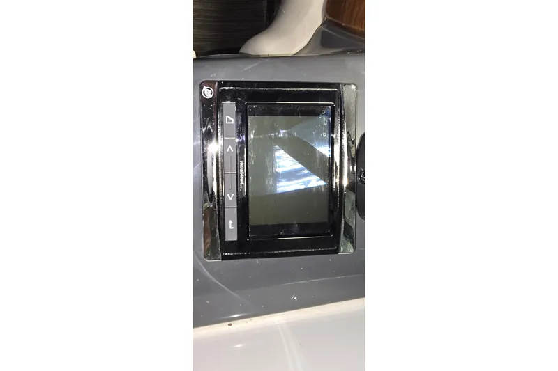 Slide: The Image of Control panel on 2018 Four Winns V355 boat dashboard. - 14