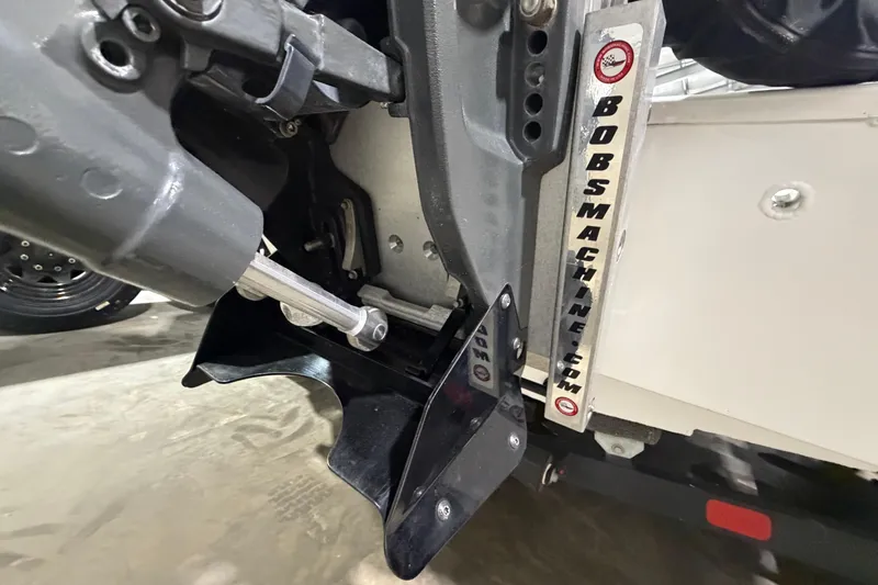 Slide: The Image of Close-up of a 2020 Vexus AVX 2080 boat motor with Bob's Machine components. - 12