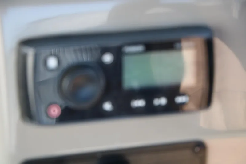 Slide: The Image of Blurry close-up of a 2020 Stingray 192 SC dashboard control panel. - 39