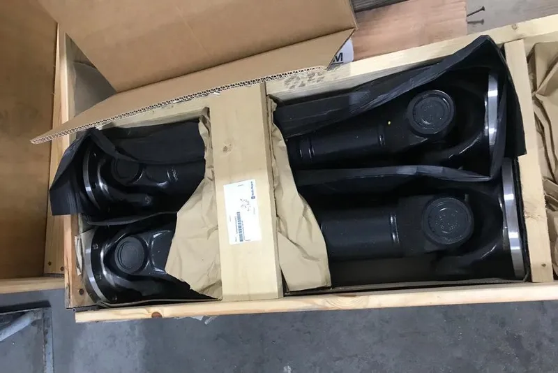 Slide: The Image of Crate containing Gold Coast fast ferry parts, model 2003, securely packaged for shipping. - 42