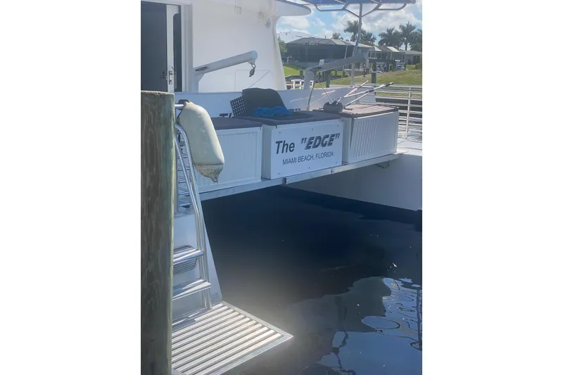 Slide: The Image of Gold Coast fast ferry "The Edge" docked in Miami Beach, Florida, 2003 model. - 5