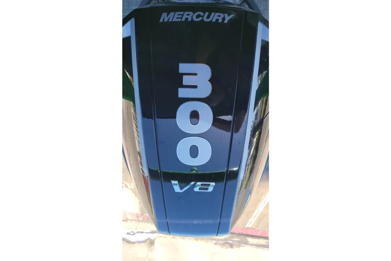 Slide: The Image of Mercury 300 V8 engine on 2023 South Bay 525UL AR boat. - 22