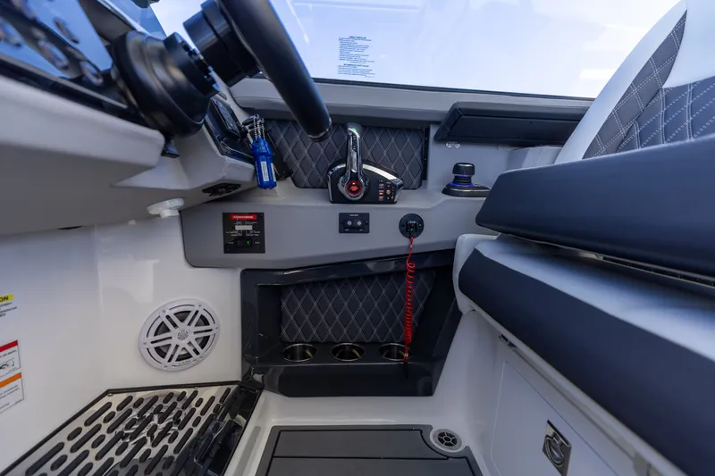 Slide: The Image of Interior of 2024 Cobalt R35 with modern helm station. - 33