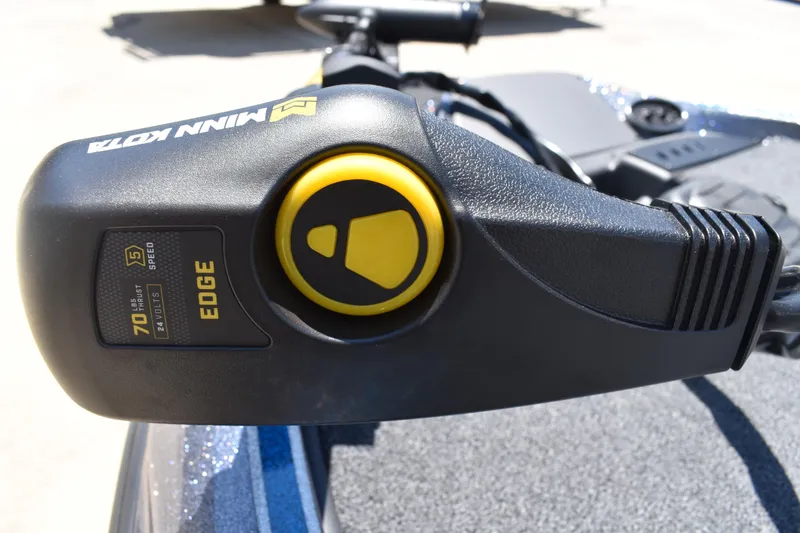 Slide: The Image of Minn Kota Edge trolling motor on 2026 Triton 179 TrX boat, 70 lbs thrust, 24 volts. - 44