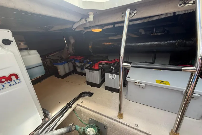 Slide: The Image of Storage compartment on a 2006 Sea Ray 44 Sedan Bridge yacht. - 54