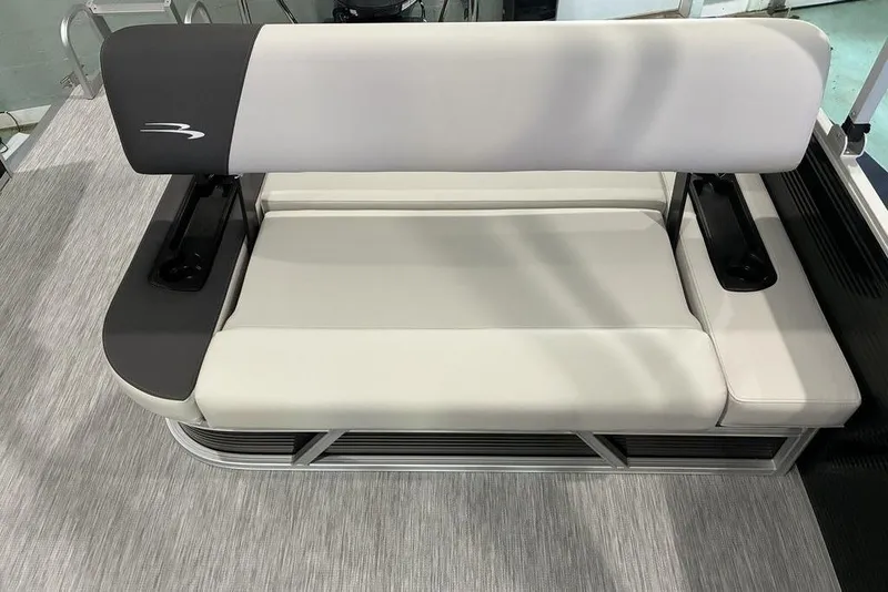 Slide: The Image of 2026 Bennington SWINGBACK 22 boat seat with sleek design and comfortable upholstery. - 8