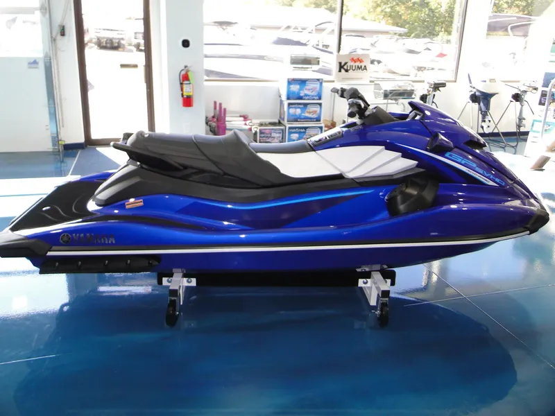 The Image of 2024 Yamaha Boats GP SVHO jet ski in showroom. - 1