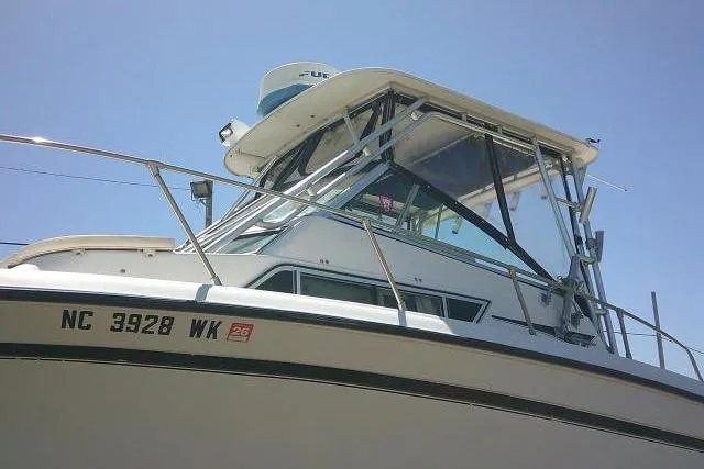 Slide: The Image of 2000 Grady-White Sailfish 272 boat with registration NC 3928 WK, viewed from below. - 4