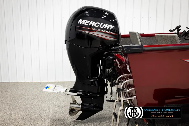 Slide: The Image of 2018 Ranger VS1882 WT boat with Mercury FourStroke outboard motor in showroom. - 55