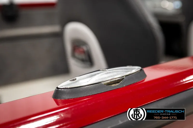 Slide: The Image of 2018 Ranger VS1882 WT boat interior detail with Reeder-Trausch Marine logo. - 63