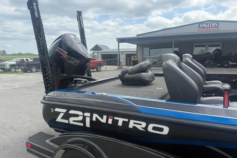 Slide: The Image of 2019 Nitro Z21 Pro boat with Mercury engine at Anglers Outpost & Marine. - 6