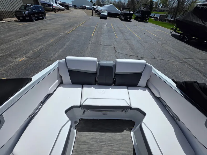 Slide: The Image of Interior of Scarab 195 ID Impact boat, 2023 model. - 13