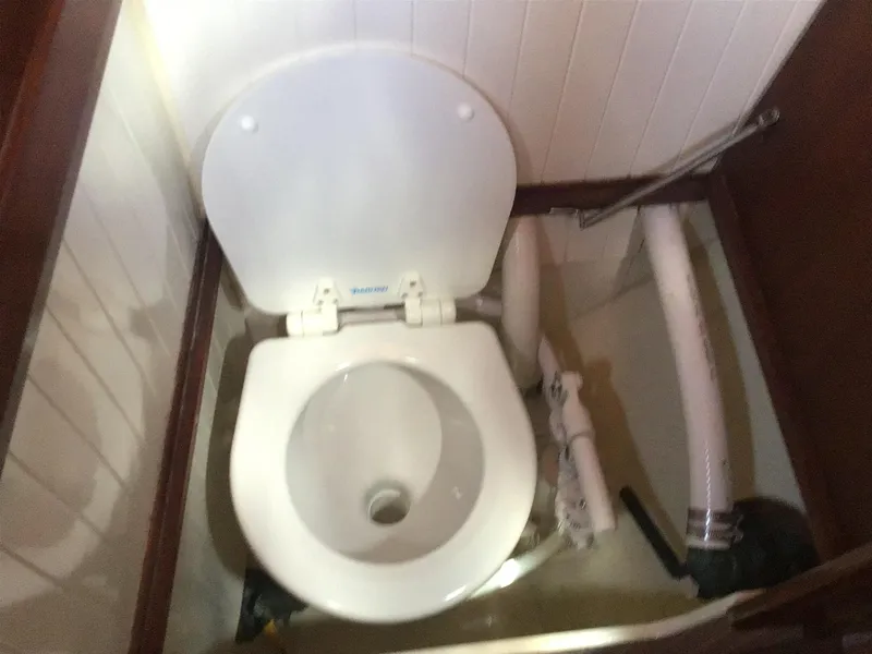 Slide: The Image of Marine toilet in a 2006 Bristol Channel Cutter 28. - 38