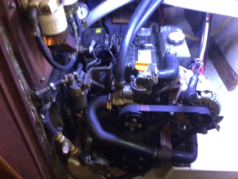 Slide: The Image of Engine compartment of a 2006 Bristol Channel Cutter 28. - 42