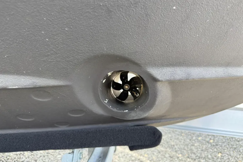 Slide: The Image of Close-up of 2024 Solara S-250 Coupe's undercarriage detail, showcasing a small propeller. - 5