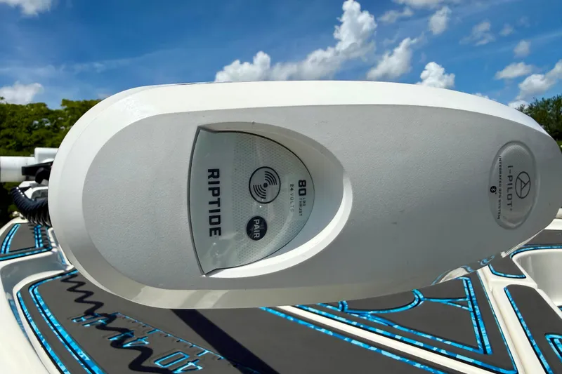Slide: The Image of 2023 Key West 188 Bay Reef boat with Riptide i-Pilot trolling motor. - 5