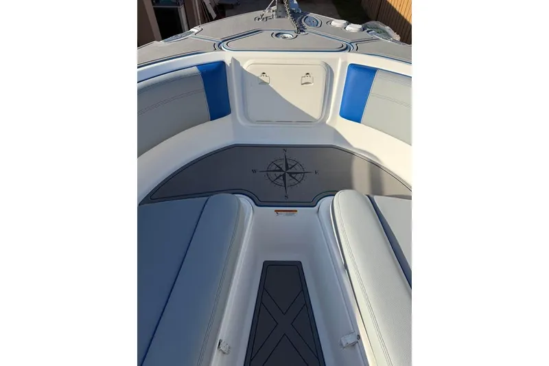 Slide: The Image of Close-up of a 2007 Wellcraft 35 Scarab Sport Open boat propeller on a sunny day. - 8