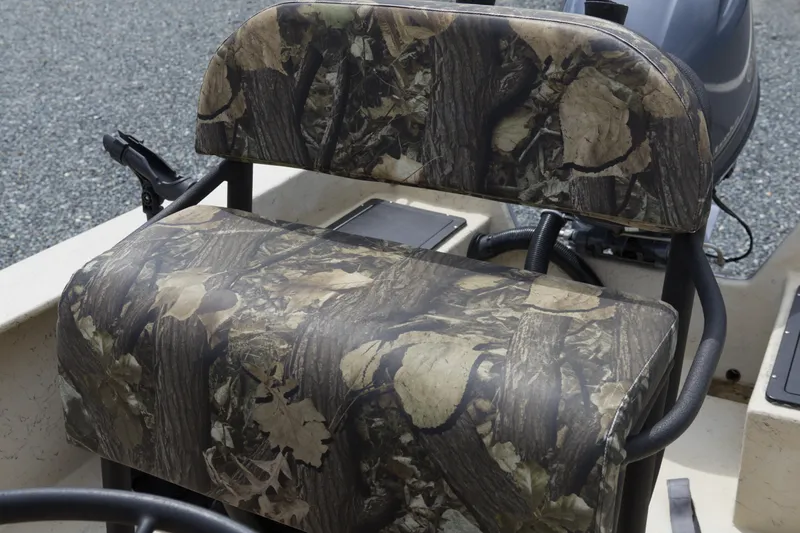 Slide: The Image of Camouflage seat on a 2018 May-Craft 1800 Skiff boat. - 7