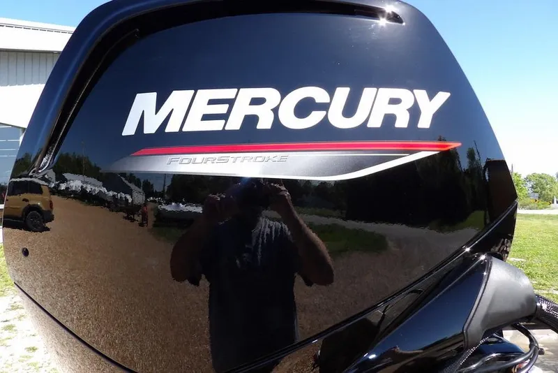 Slide: The Image of Mercury FourStroke engine on 2026 Crestliner 1860 Retriever CC Tunnel boat. - 35