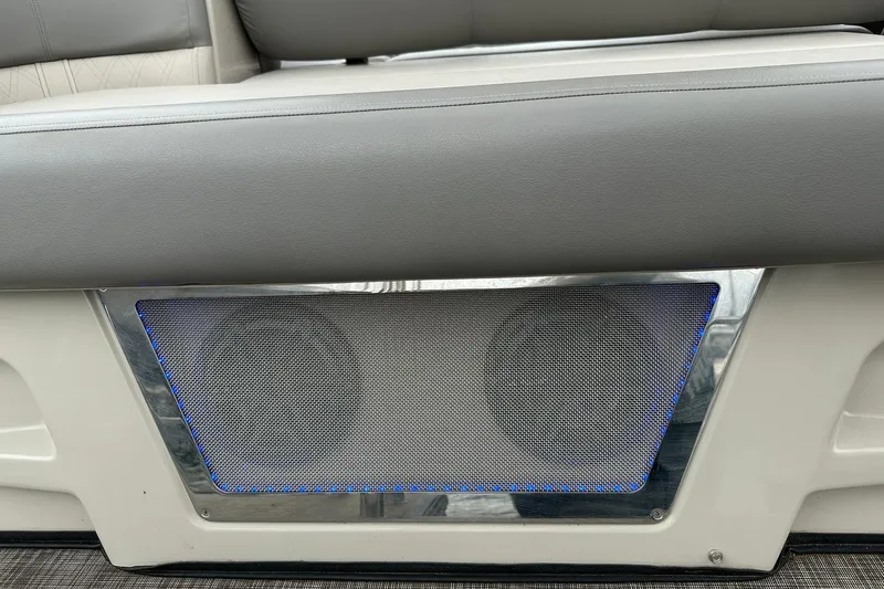 Slide: The Image of 2018 Harris Grand Mariner 250 boat seat with integrated speaker system. - 53