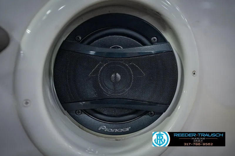 Slide: The Image of Close-up of a Pioneer speaker in a 2005 Tahoe Q4 boat. - 40