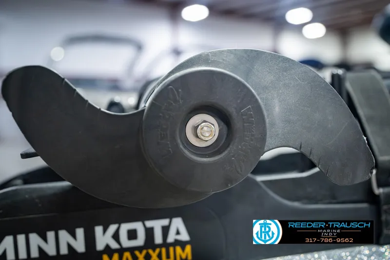 Slide: The Image of Close-up of Minn Kota Maxxum trolling motor propeller on 2007 Ranger 188 VS boat. - 58