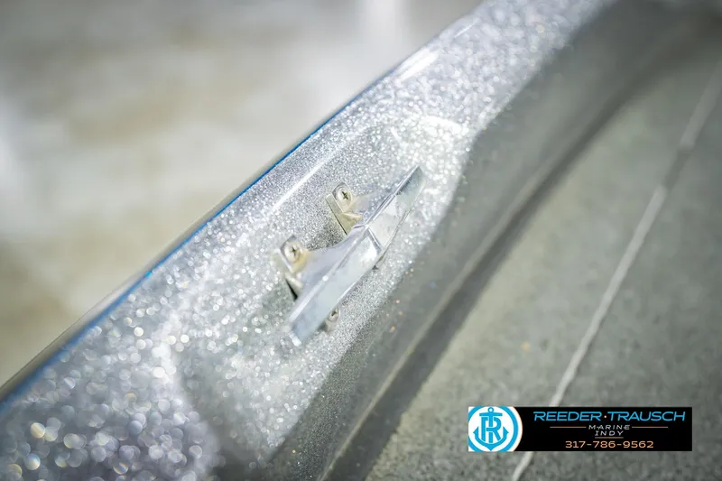 Slide: The Image of 2007 Ranger 188 VS boat detail with metallic finish and cleat. - 65