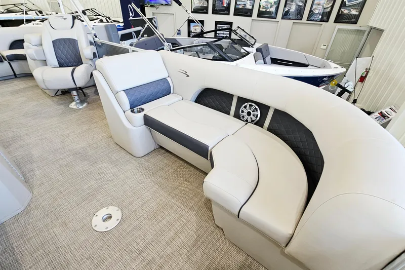Slide: The Image of Luxurious interior of 2019 Bennington SX 22 Premium Stern Radius pontoon boat. - 7
