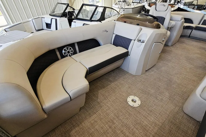 Slide: The Image of Luxurious interior of 2019 Bennington SX 22 Premium Stern Radius pontoon boat. - 8