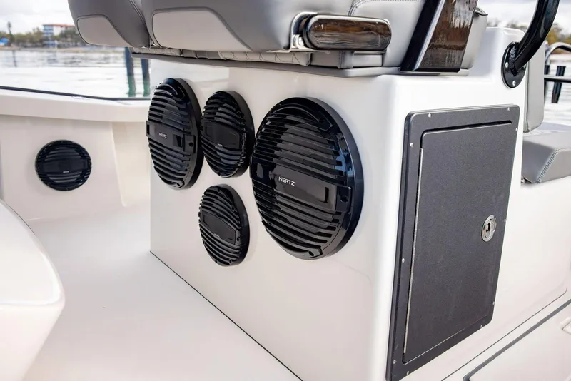 Slide: The Image of Boat interior with multiple speakers, Calcutta 263 model, 2026. - 14