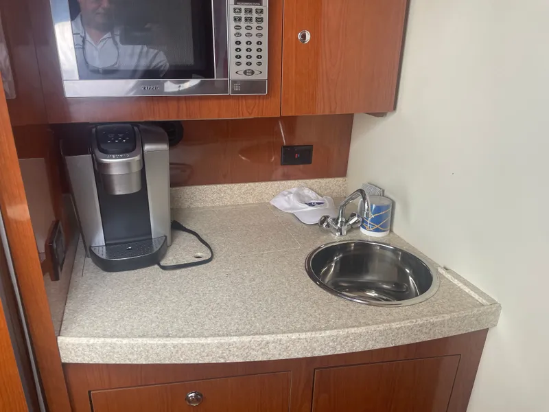 Slide: The Image of Galley in 2005 Regal 3560 Express yacht. - 19