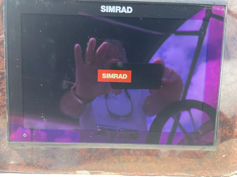 Slide: The Image of Simrad display on Regal 3560 Express boat, 2005 model. - 7
