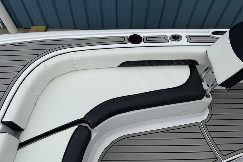 Slide: The Image of Luxurious seating on 2026 Tidewater 2500 Carolina Bay boat with sleek design. - 16