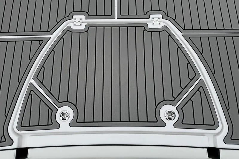 Slide: The Image of 2026 Tidewater 2500 Carolina Bay boat deck with sleek, modern design and textured surface. - 9