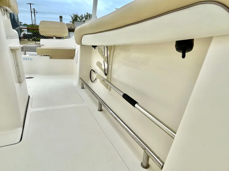 Slide: The Image of Interior view of Pioneer 202 Sportfish boat, year 2020. - 32