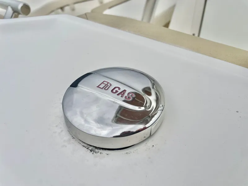 Slide: The Image of Gas cap of Pioneer 202 Sportfish 2020 boat. - 35
