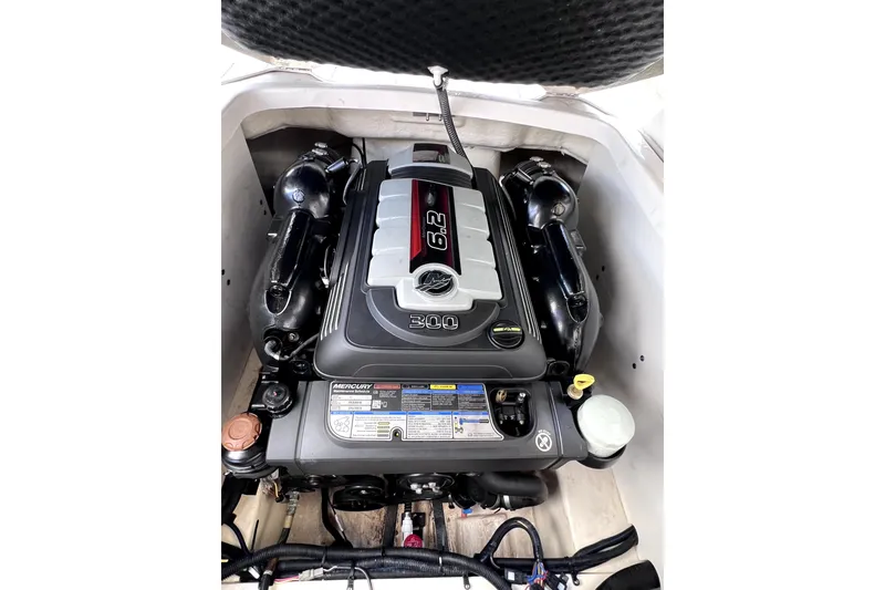 Slide: The Image of Stainless steel boat propeller on a 2020 Chaparral 237 SSX. - 10