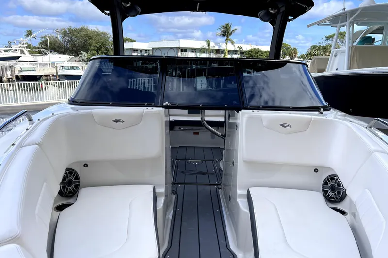 Slide: The Image of 2020 Chaparral 237 SSX boat on display, featuring sleek design and modern features. - 4