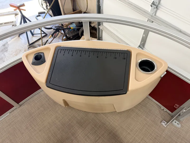 Slide: The Image of Sun Tracker Fishin Barge 22 DLX XP3 Tritoon & 150HP Mercury 4Stroke - $39,995 2019 - 13