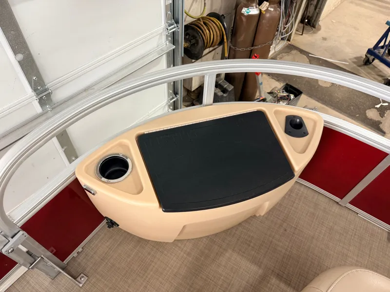 Slide: The Image of Sun Tracker Fishin Barge 22 DLX XP3 Tritoon & 150HP Mercury 4Stroke - $39,995 2019 - 18