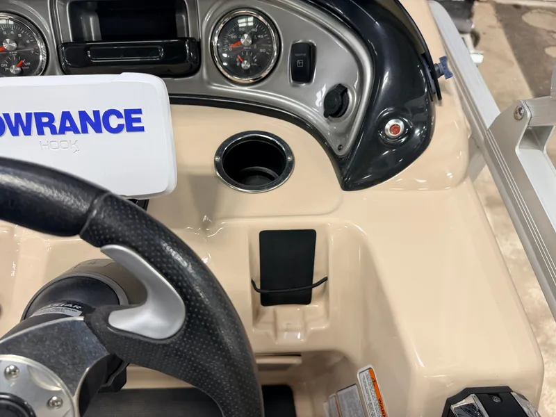 Slide: The Image of Sun Tracker Fishin Barge 22 DLX XP3 Tritoon & 150HP Mercury 4Stroke - $39,995 2019 - 32