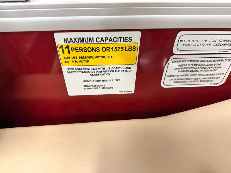 Slide: The Image of Sun Tracker Fishin Barge 22 DLX XP3 Tritoon & 150HP Mercury 4Stroke - $39,995 2019 - 69