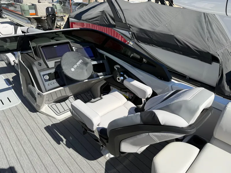 Slide: The Image of Luxurious cockpit of 2026 Avalon Carbon Series Excalibur with high-tech controls. - 6