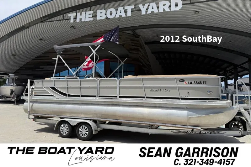 The Image of 2012 South Bay 522 CR pontoon boat at The Boat Yard, Louisiana. - 0
