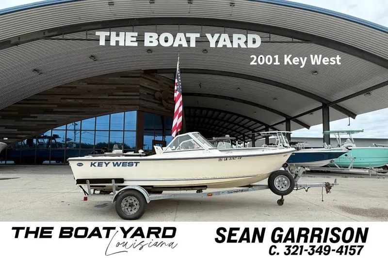 The Image of 2001 Key West 1720 Dual Console boat at The Boat Yard, Louisiana. - 0